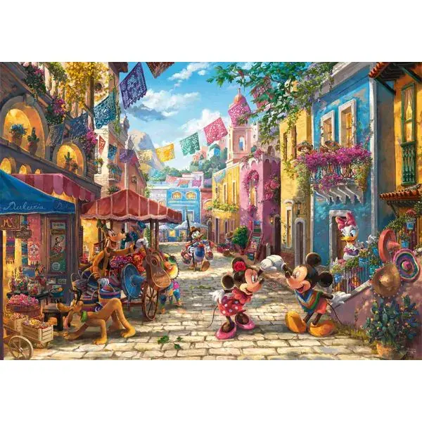 Schmidt Spiele Thomas Kinkade Studios: Disney Dreams Collection - Mickey und Minnie in Mexico, 6.000 Teile Puzzle Valentinstagsangebot
