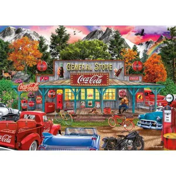 Schmidt Spiele Coca Cola: Store, 1.000 Teile Puzzle Räumungsverkauf