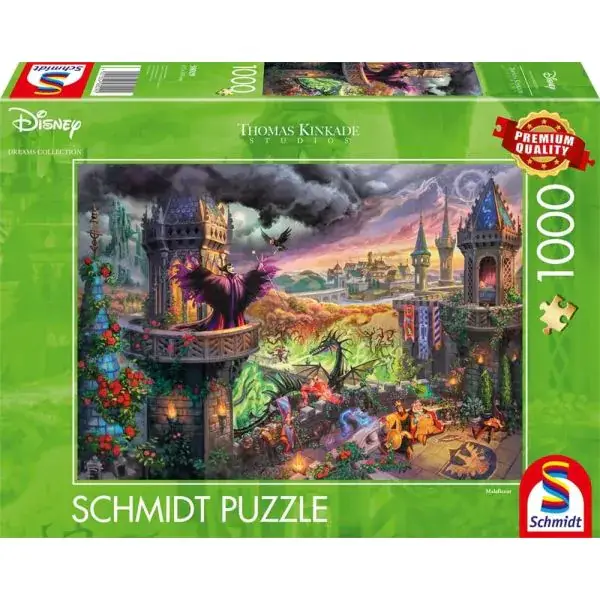 Schmidt Spiele Thomas Kinkade Studios: Disney Dreams Collection - Maleficent, 1.000 Teile Puzzle Tägliche Deals
