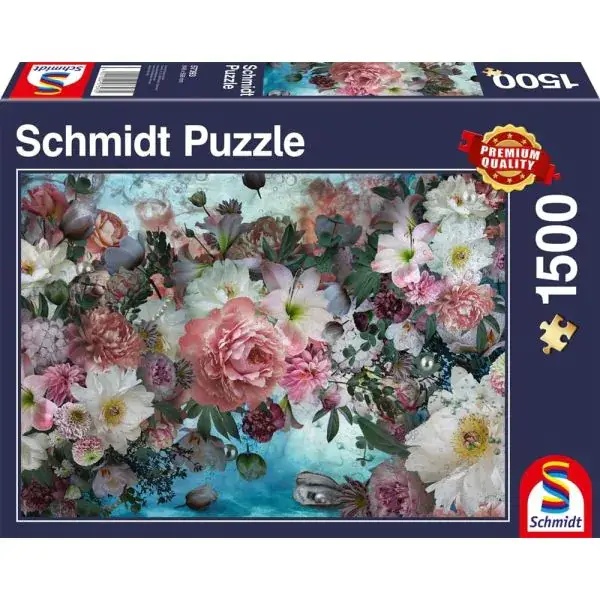 Schmidt Spiele Aquascape – Blumen unter Wasser, 1.500 Teile Puzzle Riesige Ersparnisse