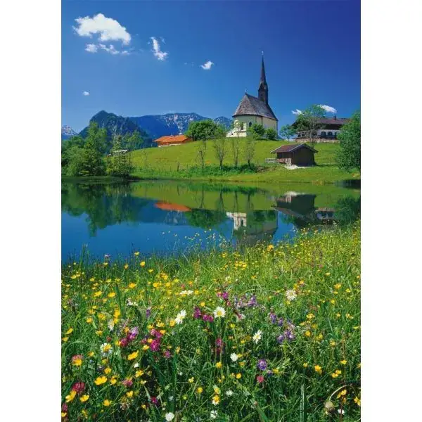Schmidt Spiele Inzell, Einsiedlhof und Kirche St. Nikolaus, 1.000 Teile Puzzle Super Sparpreis