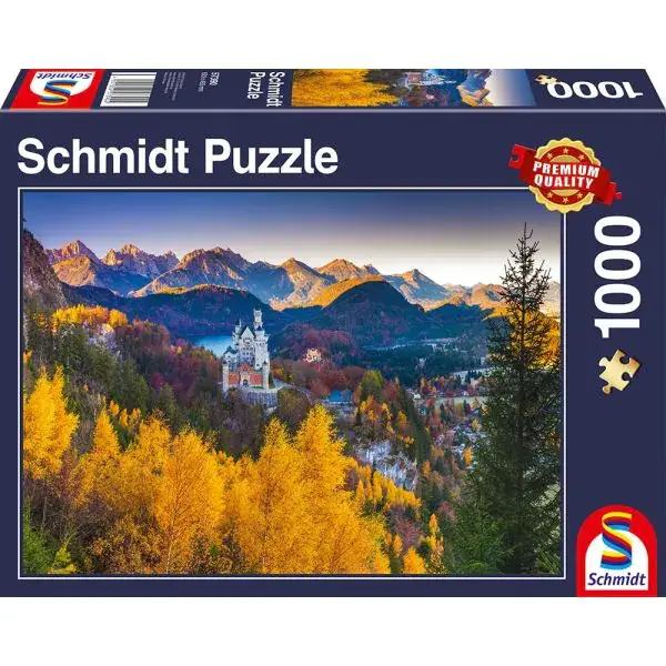Schmidt Spiele Herbstliches Neuschwanstein, 1.000 Teile Puzzle Wochenangebot