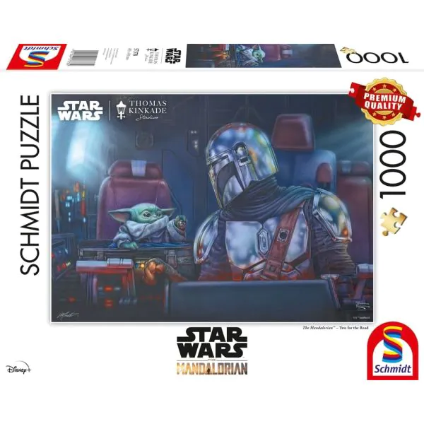 Schmidt Spiele Thomas Kinkade Studios: Star Wars The Mandalorian™ – Two for the Road, 1.000 Teile Puzzle Neueste Stile