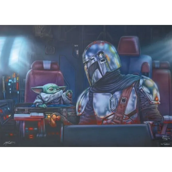 Schmidt Spiele Thomas Kinkade Studios: Star Wars The Mandalorian™ – Two for the Road, 1.000 Teile Puzzle Neueste Stile