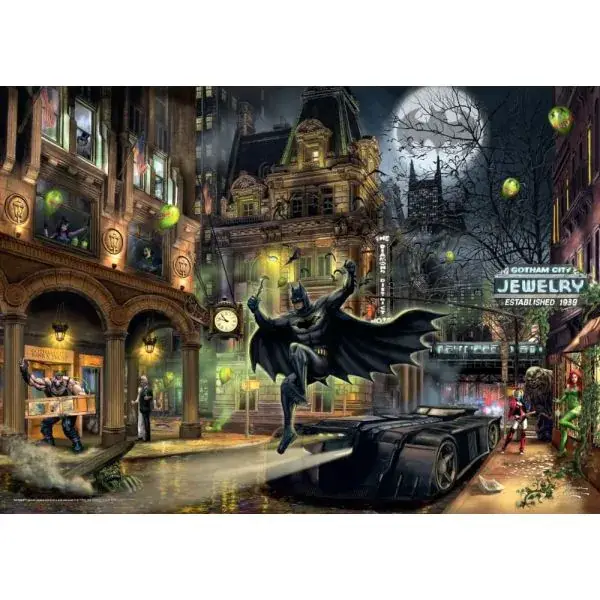 Schmidt Spiele Thomas Kinkade Studios: Batman™ Gotham City™, 1.000 Teile Puzzle Bis zu 60% Rabatt