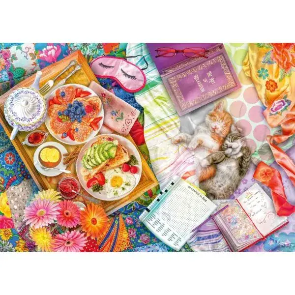 Schmidt Spiele Aimee Stewart: Aufgetischt: Sonntagsfrühstück, 1.000 Teile Puzzle Sonderangebot der Fabrik