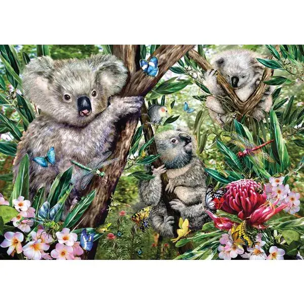 Schmidt Spiele Süße Koala-Familie, 500 Teile Puzzle Clearance-Verkauf