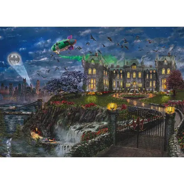 Schmidt Spiele Thomas Kinkade Studios: DC Comics, Warner Bros. - Wayne Manor™, 1.000 Teile Puzzle Speichern exportieren