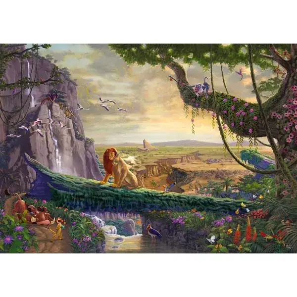 Schmidt Spiele Thomas Kinkade Studios: Disney Dreams Collection - The Lion King, Return to Pride Rock, 6.000 Teile Puzzle zollfrei