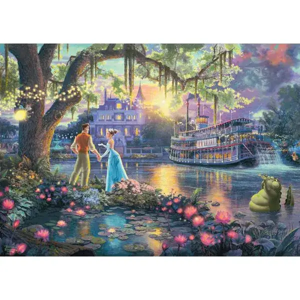 Schmidt Spiele Thomas Kinkade Studios: Disney Dreams Collection - Die Prinzessin und der Frosch (Froschkönig), 1.000 Teile Puzzle Rabatte dieses Monats