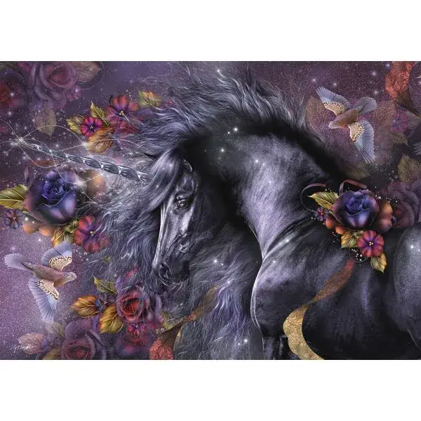 Schmidt Spiele Laurie Prindle: Blaue Rose, 1.000 Teile Puzzle im Angebot