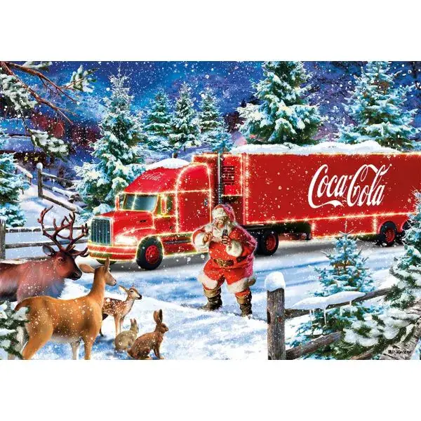 Schmidt Spiele Coca Cola: Christmas Truck, 1.000 Teile Puzzle Blitzverkäufe