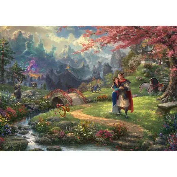 Schmidt Spiele Thomas Kinkade Studios: Disney Dreams Collection - Mulan, 1.000 Teile Puzzle Großer Ausverkauf