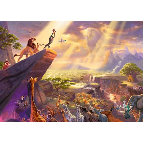 Schmidt Spiele Thomas Kinkade Studios: Disney Dreams Collection - König der Löwen , 1.000 Teile Puzzle Flash Sale