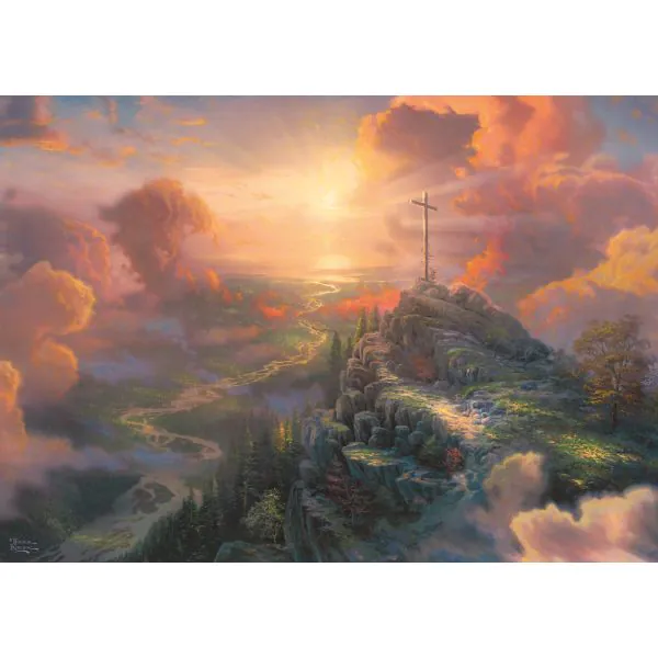 Schmidt Spiele Thomas Kinkade Studios: Spirit, Das Kreuz, 1.000 Teile Puzzle Saisonschlussverkauf