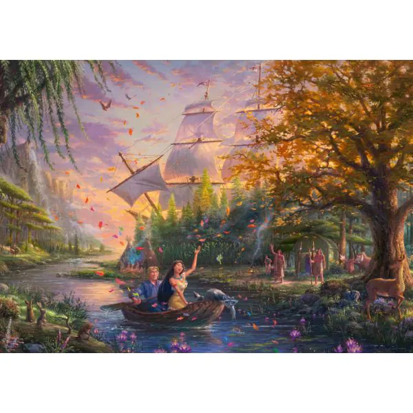 Schmidt Spiele Thomas Kinkade Studios: Disney Dreams Collection - Pocahontas, 1.000 Teile Puzzle Black Friday