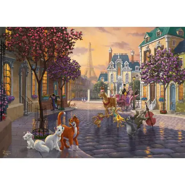 Schmidt Spiele Thomas Kinkade Studios: Disney Dreams Collection - The Aristocats, 1.000 Teile Puzzle Weihnachtsangebot