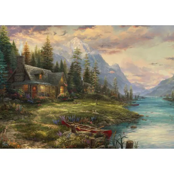Schmidt Spiele Thomas Kinkade Studios: Ausflug am Vatertag, 1.000 Teile Puzzle Muttertagsangebot