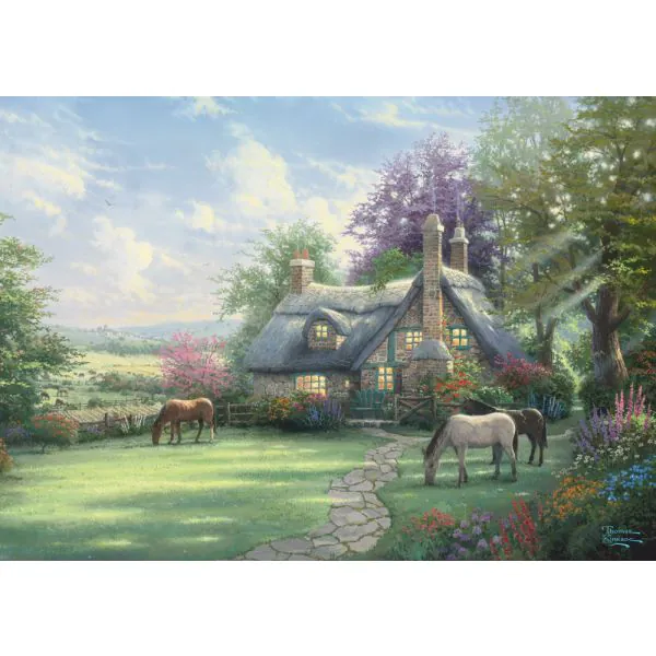 Schmidt Spiele Thomas Kinkade Studios: A Perfect Summer Day in der Nostalgie Metalldose, 500 Teile Puzzle Top Angebot