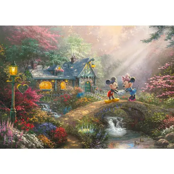 Schmidt Spiele Thomas Kinkade Studios: Disney - Mickey & Minnie in der Nostalgie Metalldose, 500 Teile Puzzle Exklusive Angebote