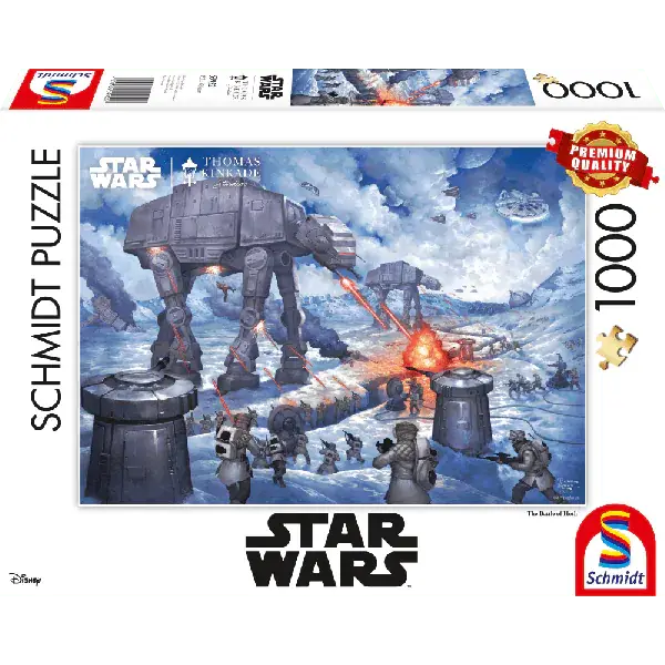 Schmidt Spiele Thomas Kinkade Studios : Star Wars - Die Schlacht von Hoth, 1.000 Teile Puzzle Saisonale Angebote