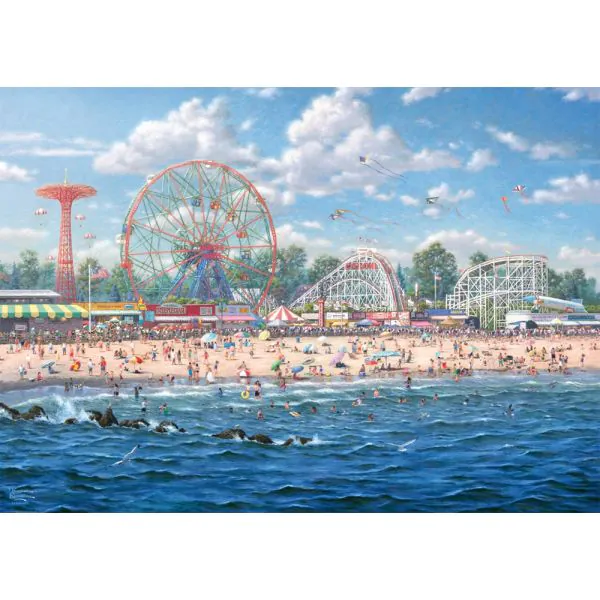 Schmidt Spiele Thomas Kinkade Studios: Coney Island, 1.000 Teile Puzzle Sonderangebote