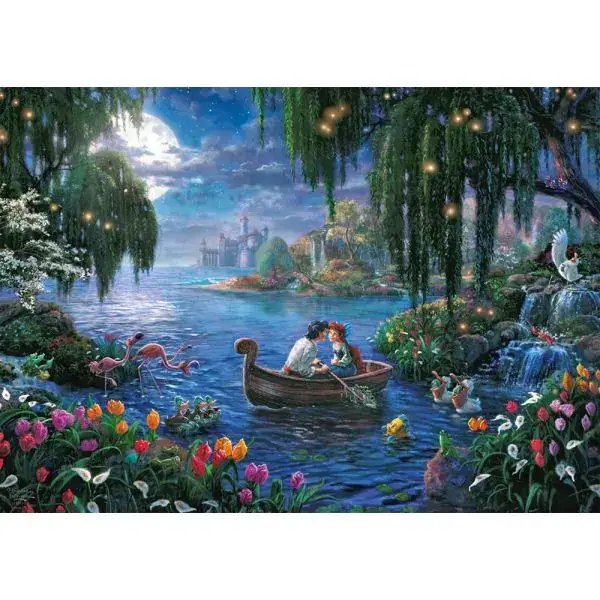 Schmidt Spiele Thomas Kinkade Studios: Disney Dreams Collections - The Little Mermaid and Prince Eric, 1.000 Teile Puzzle Super Sparpreis