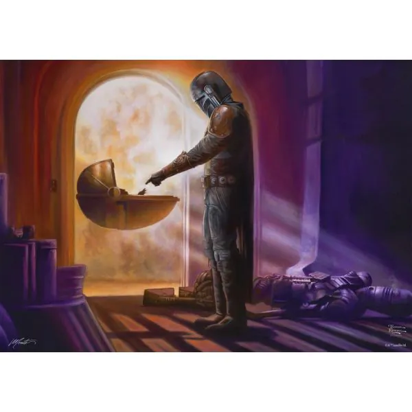 Schmidt Spiele Thomas Kinkade Studios: Star Wars The Mandalorian™ – Turning Point, 1.000 Teile Puzzle Letzte 3 Tage