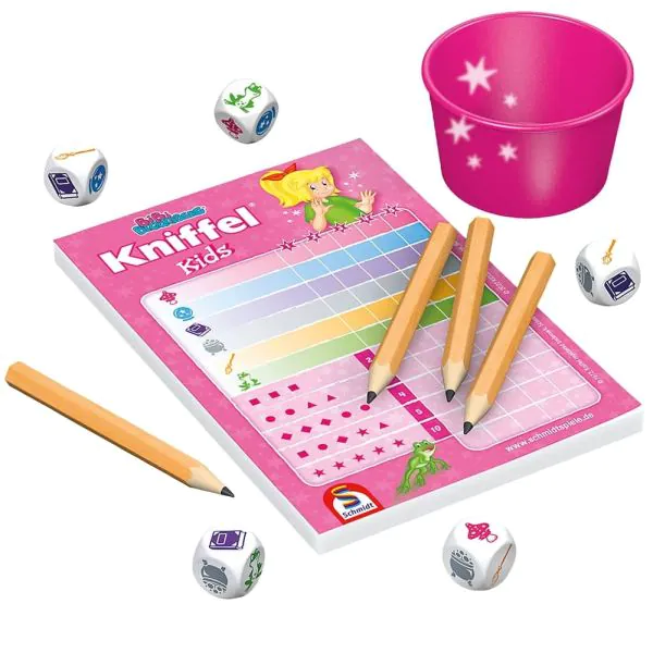 Schmidt Spiele Bibi Blocksberg: Kniffel® Kids, Kinderspiel Letzte 2 Tage