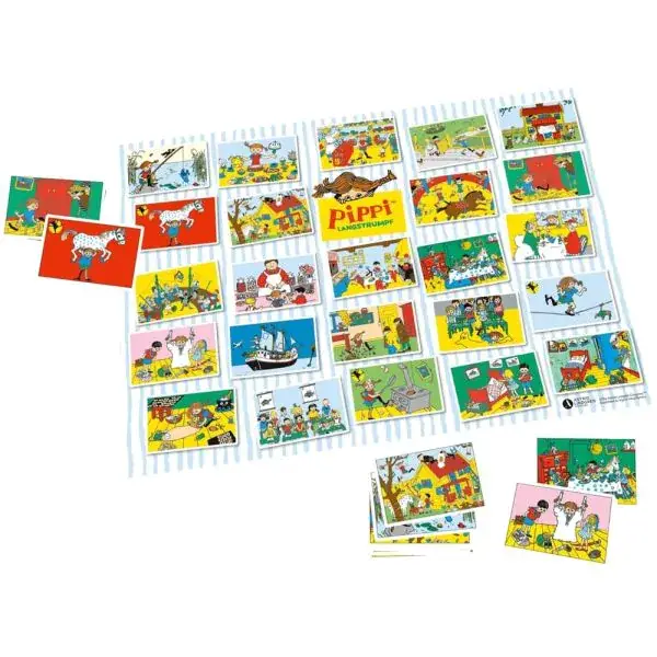 Schmidt Spiele Pippi™ Langstrumpf: Die lustige Sachensuche, Reisespiel in der Metalldose Letzter Tag