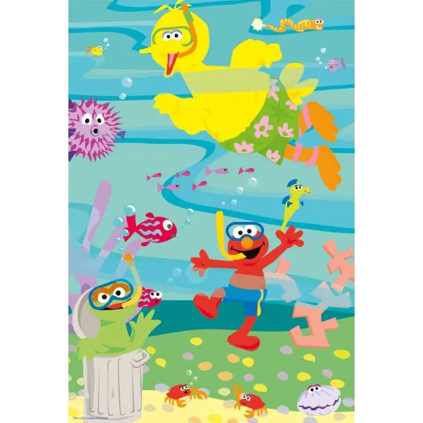 Schmidt Spiele Sesamstrasse®: Tierisch stark, 3x48-teiliges Kinderpuzzle Discount Store für neue Produkte