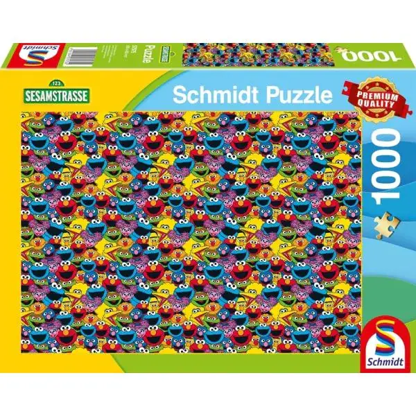 Schmidt Spiele Sesamstrasse®: Wer, wie, was?, 1.000 Teile Puzzle Riesige Rabatte