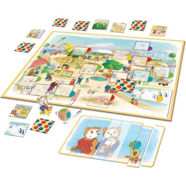 Schmidt Spiele Bobo Siebenschläfer: Bobo im Zoo – Die spannende Tiersuche, Kinderspiel Fabrikladen