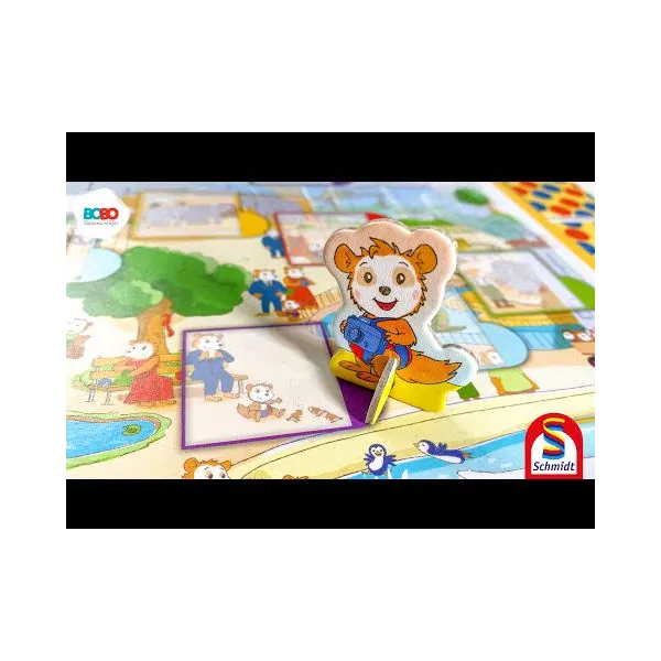Schmidt Spiele Bobo Siebenschläfer: Bobo im Zoo – Die spannende Tiersuche, Kinderspiel Fabrikladen
