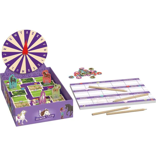 Schmidt Spiele Schleich ®: Horse Club - Stadt Land Fluss®, Kinderspiel Begrenzt auf 3 Tage