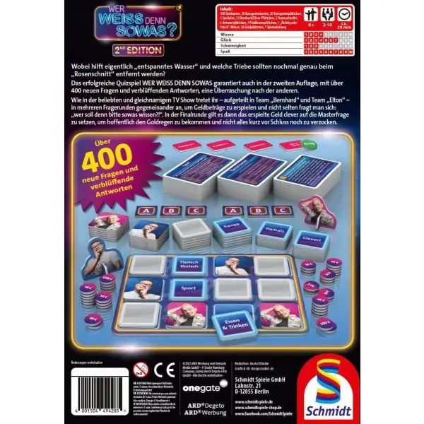 Schmidt Spiele Wer weiss denn sowas? 2nd Edition, Familienspiel Online