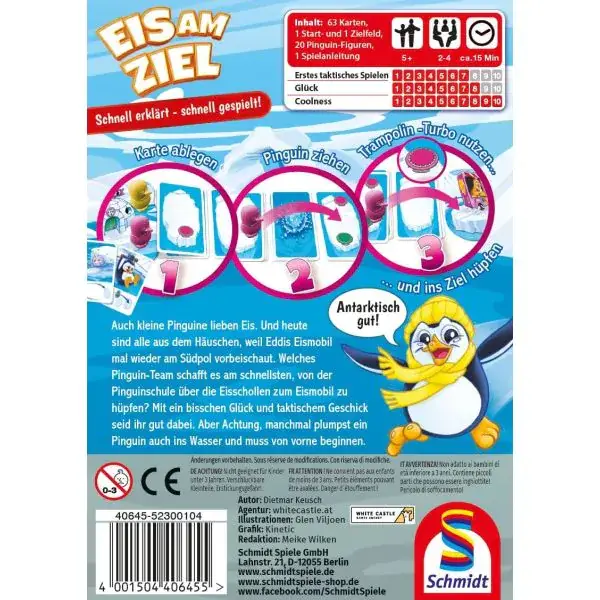 Schmidt Spiele Eis am Ziel, Kinderspiel Auslauf