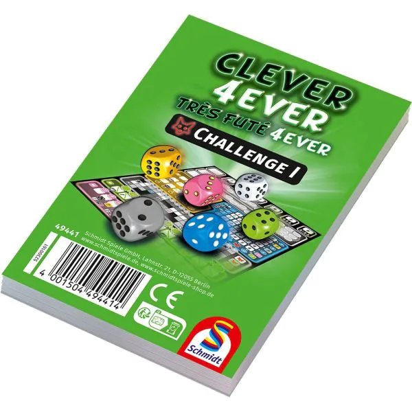 Schmidt Spiele Clever 4 ever – Challenge, Zusatzblock (75 Blatt)