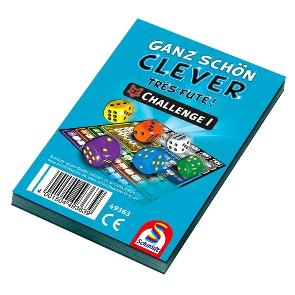 Schmidt Spiele Ganz schön clever – Challenge I, Zusatzblock (75 Blatt) im Angebot