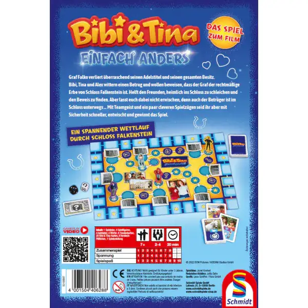 Schmidt Spiele Bibi & Tina: Einfach anders, Das Kinderspiel zum Film Lagerräumung