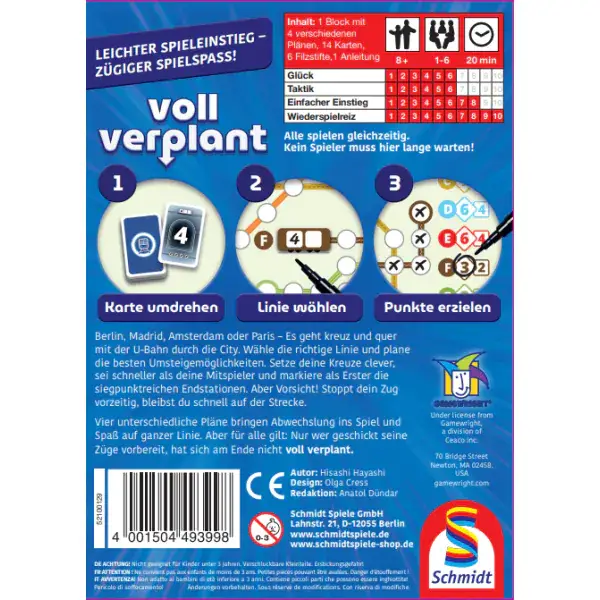 Schmidt Spiele Voll verplant Online Outlet