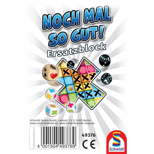 Schmidt Spiele Noch mal so gut Einzelblock - Ersatzblock (75 Blatt) Riesige Ersparnisse