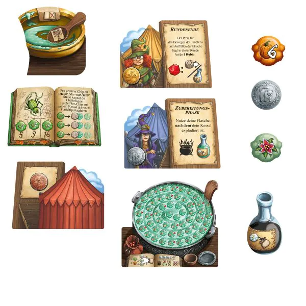 Schmidt Spiele Die Quacksalber von Quedlinburg - Die Kräuterhexen, 1. Erweiterung Bis zu 60% Rabatt
