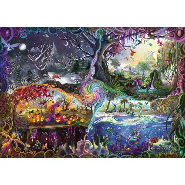 Schmidt Spiele Rose Cat Khan: Portal der vier Reiche, 1.000 Teile Puzzle Hotsell