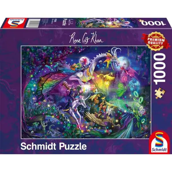 Schmidt Spiele Rose Cat Khan: Sommernachtszirkus, 1.000 Teile Puzzle im Angebot
