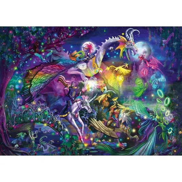 Schmidt Spiele Rose Cat Khan: Sommernachtszirkus, 1.000 Teile Puzzle im Angebot