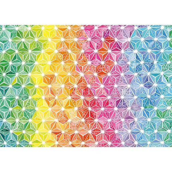 Schmidt Spiele Josie Lewis: Kunterbunte Dreiecke, 1.000 Teile Puzzle Fabrikverkauf