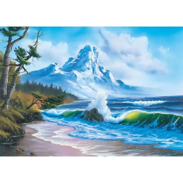 Schmidt Spiele Bob Ross: Berg am Meer, 1.000 Teile Puzzle Fabrik Onlineshop