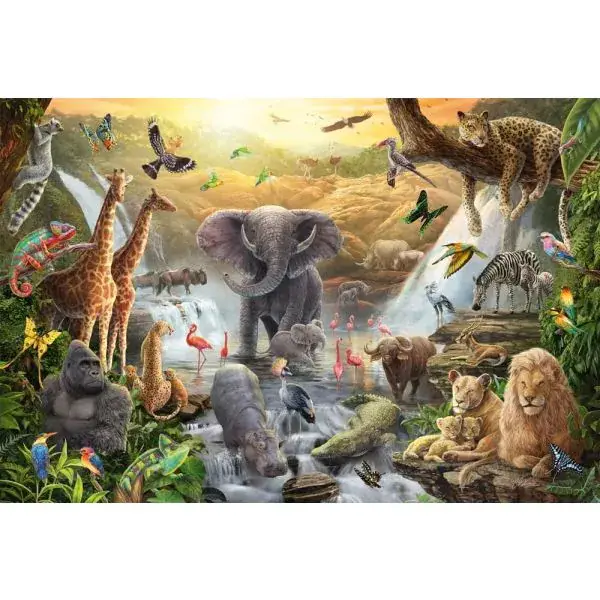 Schmidt Spiele Tiere in Afrika, 60 Teile Kinderpuzzle Online Shopping