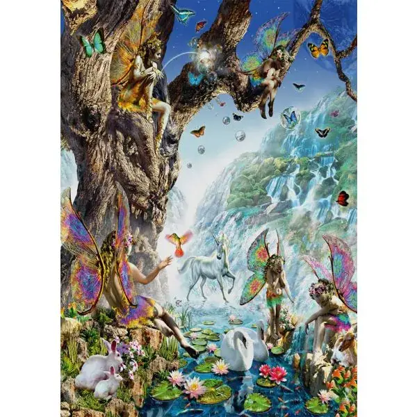 Schmidt Spiele Im Tal der Wasserfeen, 2.000 Teile Puzzle Exklusivangebot